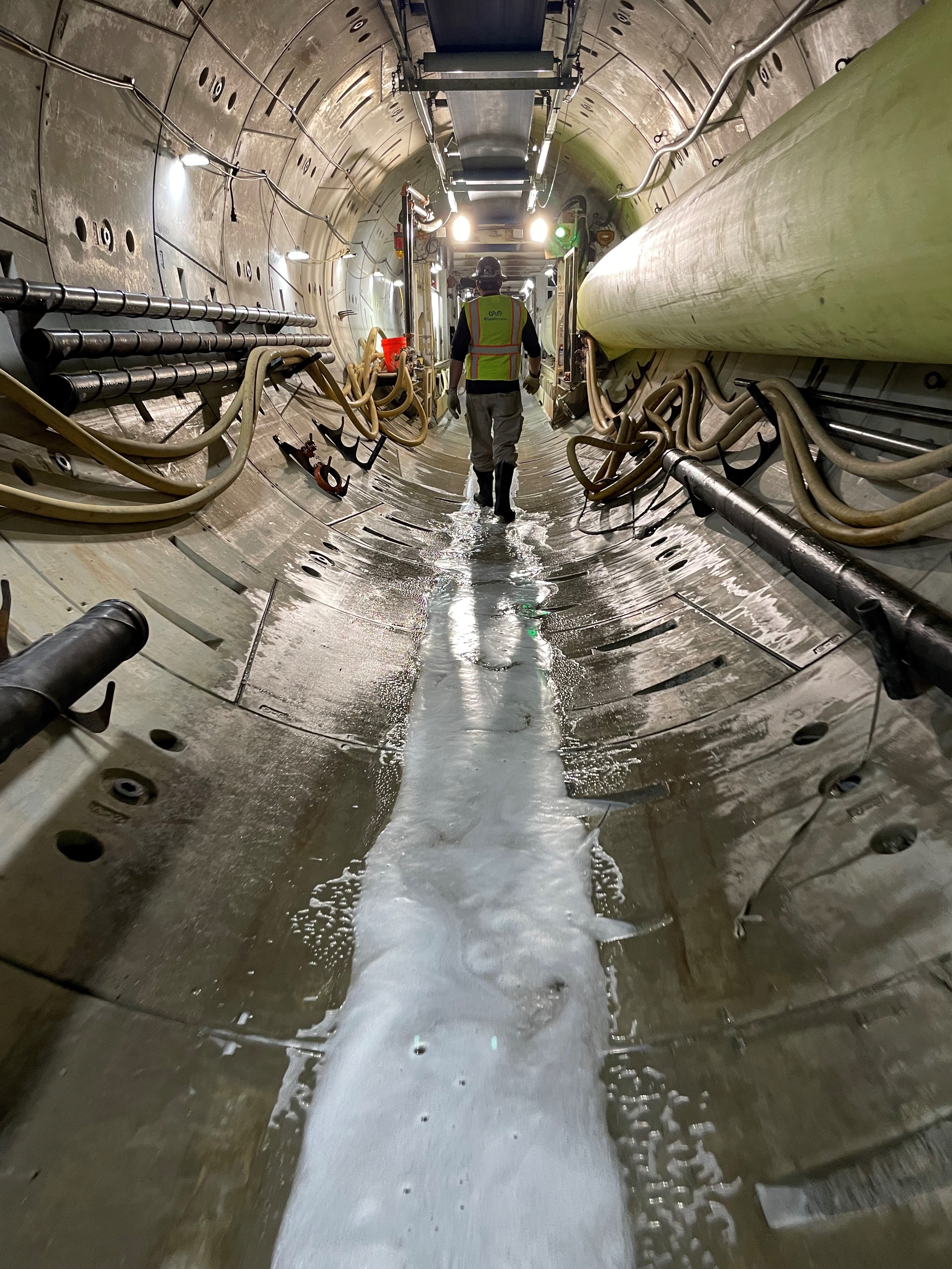 River Renew Tunnel System construction