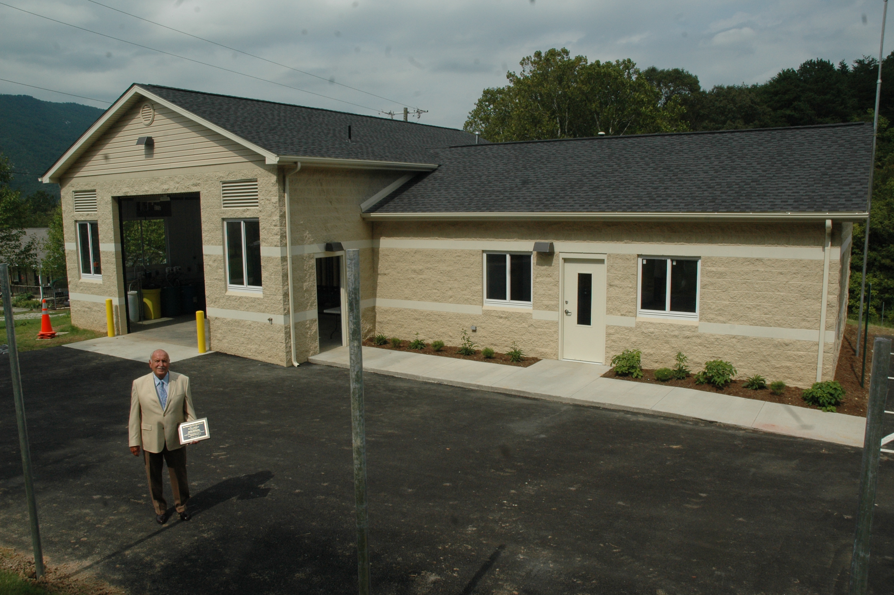 new Micro filtration plant building in Buchanan