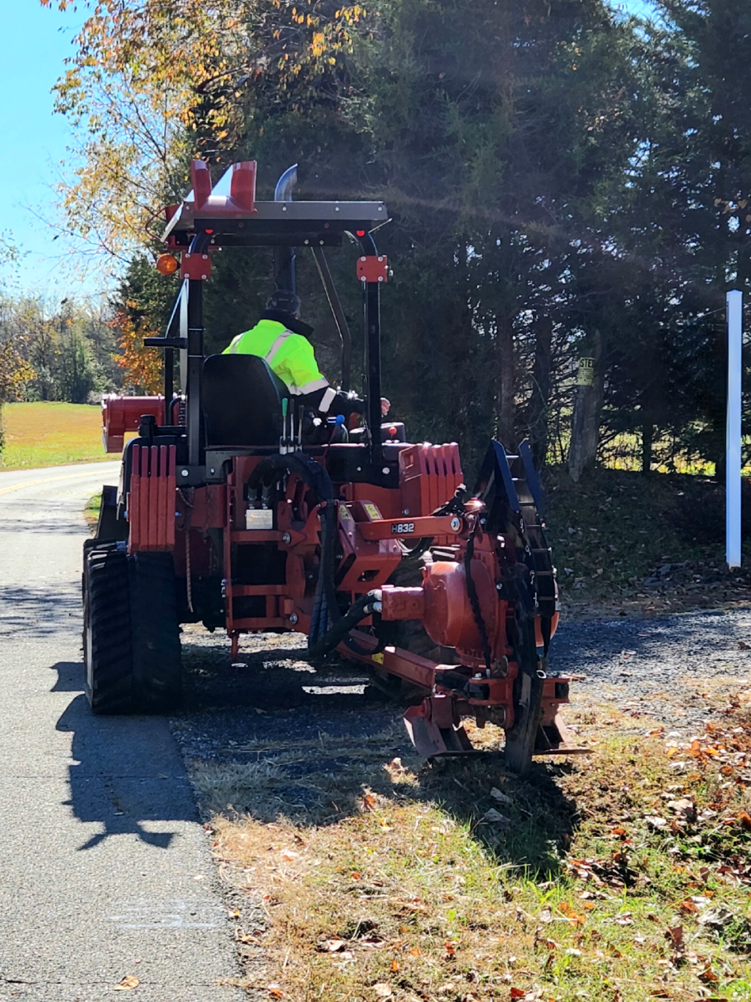 Drill working on Kendall Road