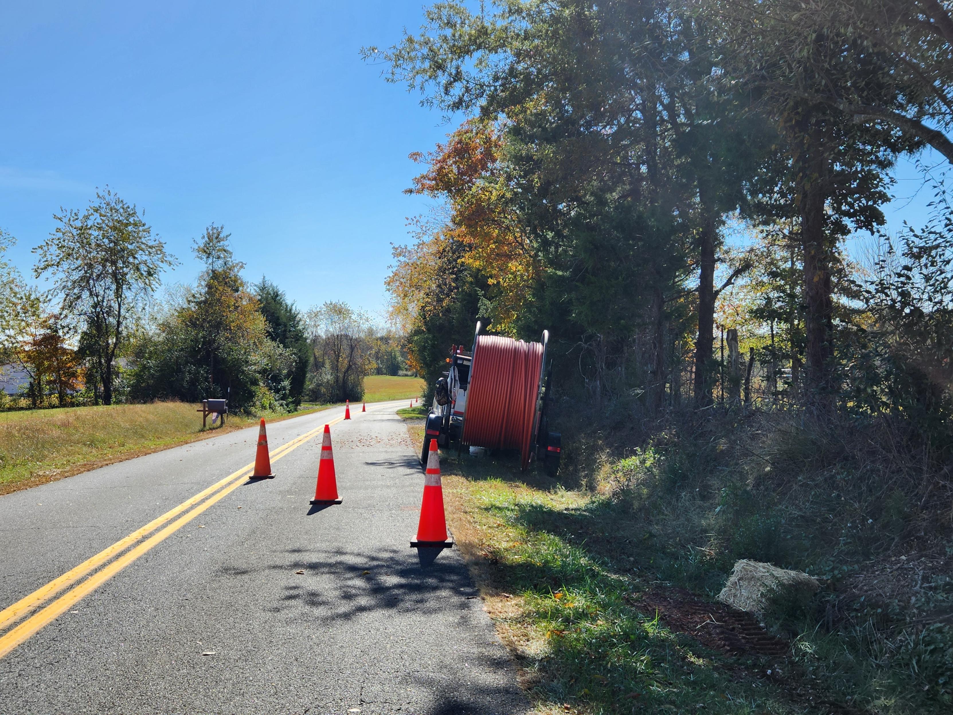 Construction on Kenndall Road